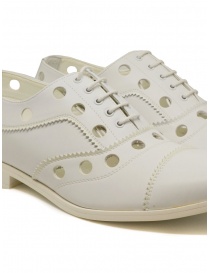 Zucca perforated lace-up shoes in white womens shoes price