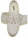 Zucca perforated lace-up shoes in white shop online womens shoes