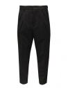 Zucca pantaloni unisex in lana neri acquista online CZ09FF515 26 BLACK