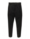 Zucca unisex black wool trousers buy online CZ09FF515 26 BLACK