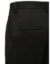 Zucca unisex black wool trousers CZ09FF515 26 BLACK buy online