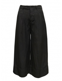 Zucca black palazzo cropped pants on discount sales online