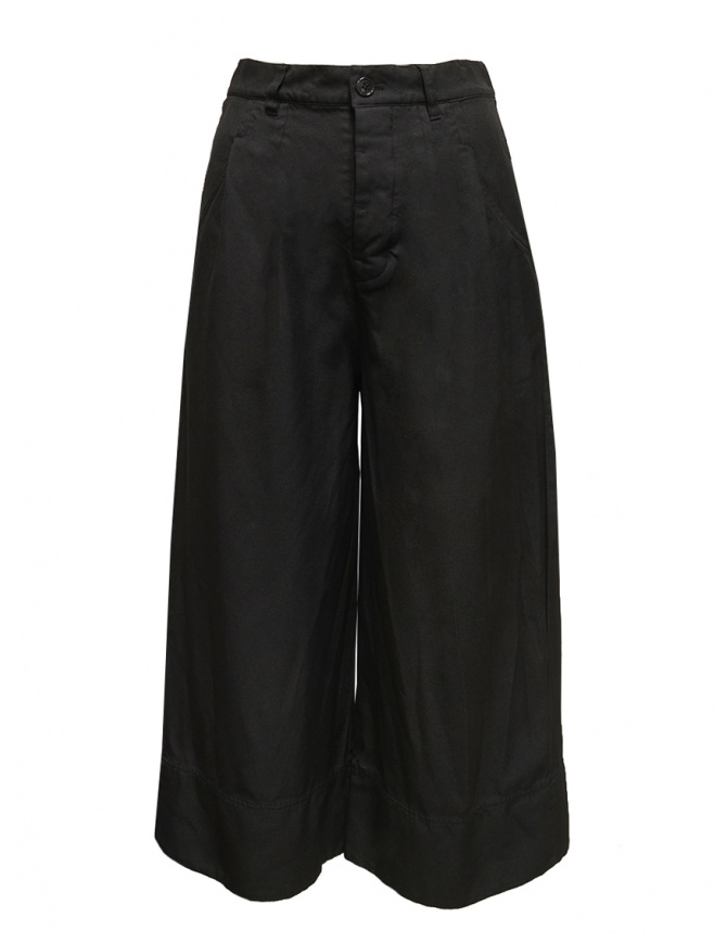 Zucca pantaloni a palazzo neri cropped ZU09FF267 26 BLACK pantaloni donna online shopping