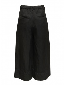 Zucca black palazzo cropped pants