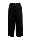 Plantation wide black wool trousers buy online PL09FF913 26 BLACK