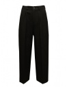 Zucca wide trousers with pleats in black buy online ZU09FF244 26 BLACK