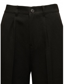 Zucca wide trousers with pleats in black price