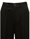 Zucca wide trousers with pleats in black ZU09FF244 26 BLACK price
