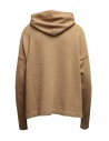 Ma'ry'ya hooded sweater in beige wool shop online women s knitwear