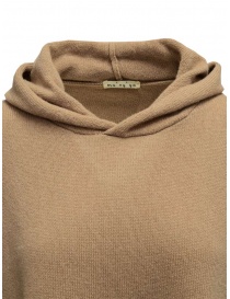 Ma'ry'ya maglia con cappuccio in lana beige prezzo