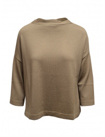Women s knitwear online: Ma'ry'ya walnut merino wool sweater