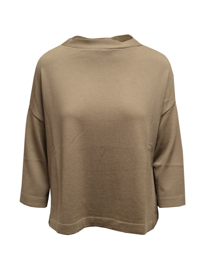 Ma'ry'ya walnut merino wool sweater YFK043 5NOCE women s knitwear online shopping