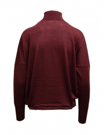 Ma'ry'ya burgundy cashmere and merino wool turtleneck