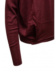 Ma'ry'ya burgundy cashmere and merino wool turtleneck women s knitwear buy online