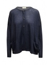 Ma'ry'ya golfino blu con bottoni in lana acquista online YFK075 10NAVY