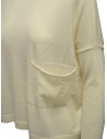 Ma'ry'ya maglia in lana merino bianca con tasca frontale YFK044 1WHITE prezzo