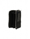 Guidi W7_RC coin purse in black embroidered leather W7_RC KANGAROO FG BLKT price