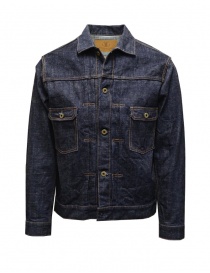 Giubbini uomo online: Japan Blue Jeans giubbino in denim blu scuro