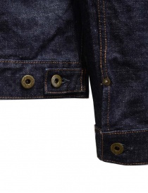 Japan Blue Jeans giubbino in denim blu scuro acquista online prezzo