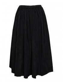 Sara Lanzi skirt in very fine ribbed black velvet