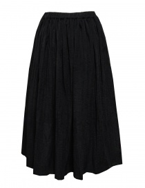 Sara Lanzi skirt in very fine ribbed black velvet buy online