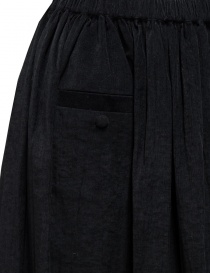 Sara Lanzi skirt in very fine ribbed black velvet price