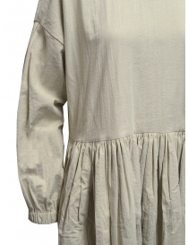 Sara Lanzi beige velvet dress with flower collar womens dresses buy online