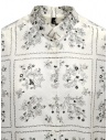 Sara Lanzi white shirt with black flowers printed 05F.29 WILD BERRY PR price