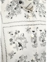 Sara Lanzi white shirt with black flowers printed 05F.29 WILD BERRY PR buy online
