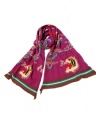Kapital Happy purple wool scarf with dragon shop online scarves