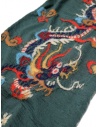 Kapital Happy sciarpa in lana verde con dragone K2110XG522 GREEN prezzo