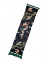 Kapital Happy black wool scarf with dragon buy online K2110XG522 BLACK