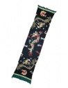 Kapital Happy sciarpa in lana nera con dragone acquista online K2110XG522 BLACK