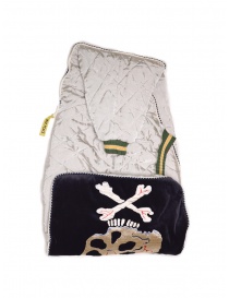Kapital bomber-pillow with embroidered skull buy online price