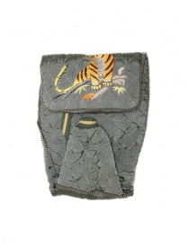 Kapital giacca bomber-cuscino khaki con tigre ricamata acquista online prezzo