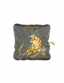 Kapital giacca bomber-cuscino khaki con tigre ricamata acquista online
