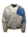 Kapital giacca bomber / cuscino in rayon grigio e velluto blu acquista online K2110LJ066 BLUE