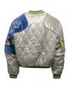 Kapital bomber jacket / pillow in grey rayon and blue velvet K2110LJ066 BLUE price