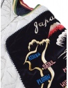 Kapital grey bomber jacket / pillow with map of Japan price K2110LJ066 BLACK shop online