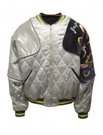 Kapital grey bomber jacket / pillow with map of Japan price online