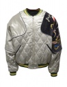 Kapital grey bomber jacket / pillow with map of Japan buy online K2110LJ066 BLACK