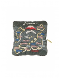 Kapital jacket-pillow embroidered Japan in khaki color