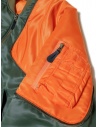 Kapital bomber-cuscino color khaki e arancio prezzo K2110LJ070 KHAKIshop online