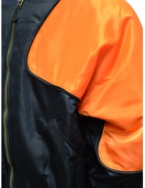 Kapital black and orange bomber-pillow price
