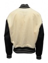 Kapital I-Five Varsity giacca bomber in lana maniche in pelle EK-1134 ECRU prezzo