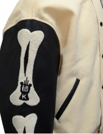 Kapital I-Five Varsity giacca bomber in lana maniche in pelle acquista online