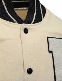 Kapital I-Five Varsity giacca bomber in lana maniche in pelle acquista online prezzo