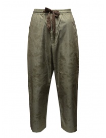 Kapital pantaloni khaki con elastico e coulisse K2109LP106 KHAKI order online