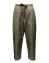 Kapital khaki trousers with elastic and drawstring buy online K2109LP106 KHAKI