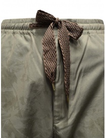 Kapital khaki trousers with elastic and drawstring mens trousers buy online